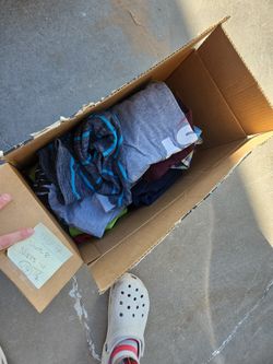 Box Of Size 7 Boys Clothing (10 Pieces)