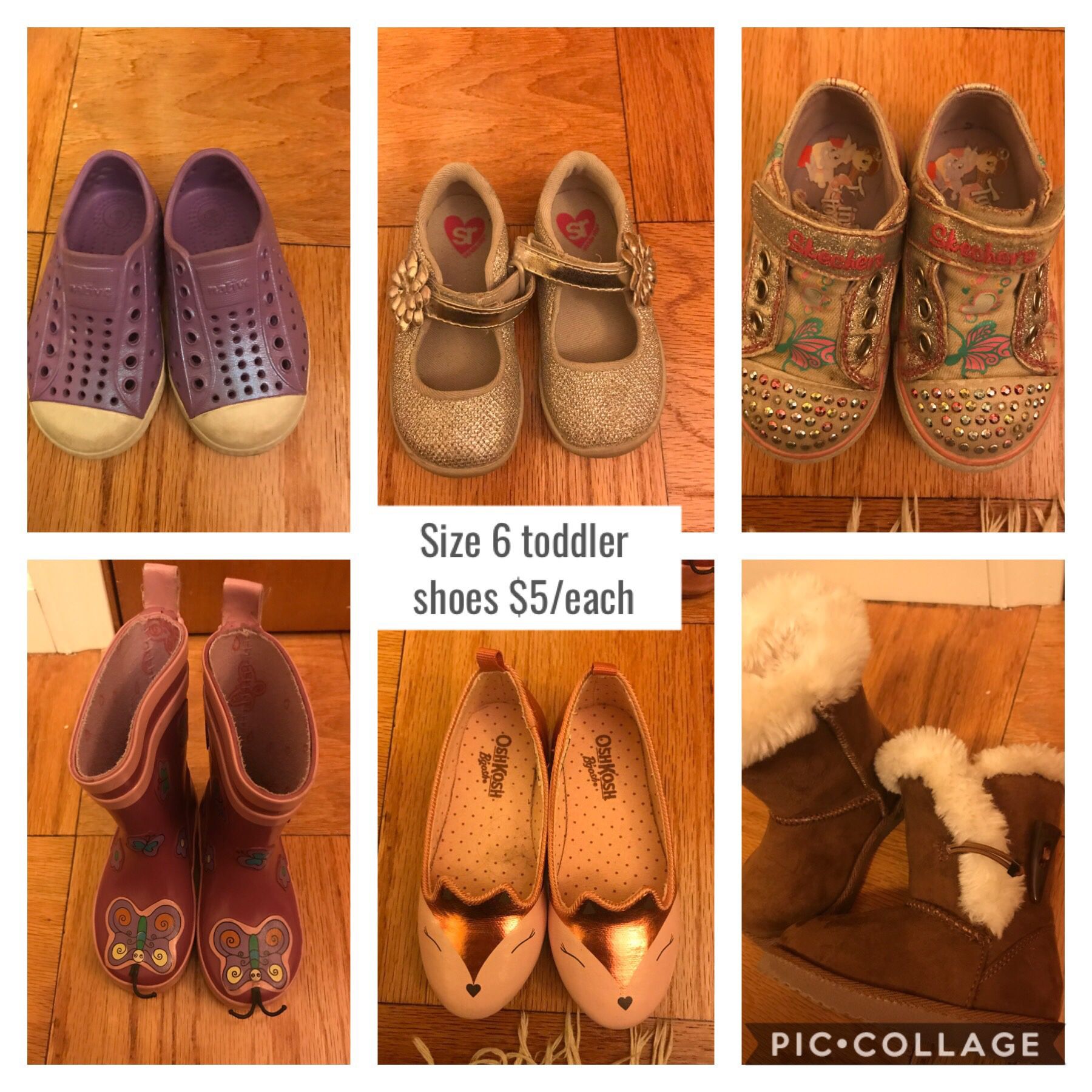 Assorted toddler shoes