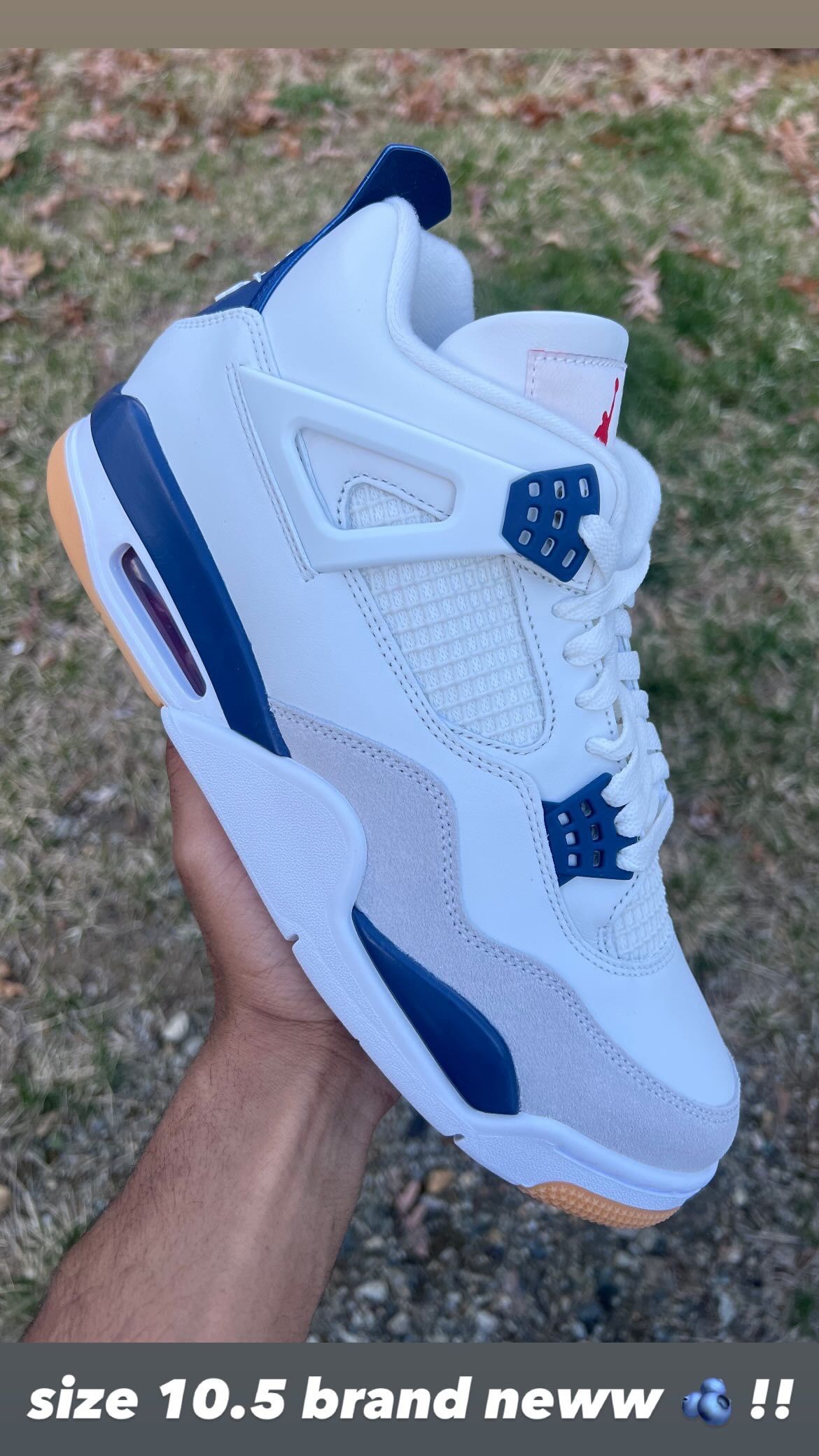 navy sb jordan 4