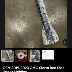 21-23 GMC Sierra Bedside Molding 
