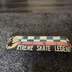 Skateboard Wall Art Hanging , Skateboarding Home Decor Xtreme Skate Legend