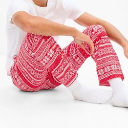 NWT GAP Print Soft Flannel Pajama Pants-M
