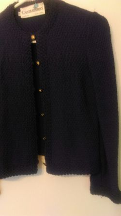 Vintage Casselberry knit blazer ladies Size 10