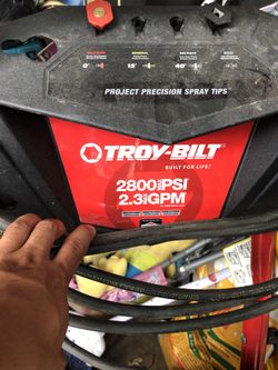 Troy bolt power wash