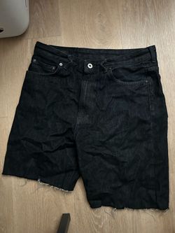 Zara raw denim jorts size 32