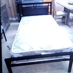 New Twin Size Metal Bed Only $140 Cash