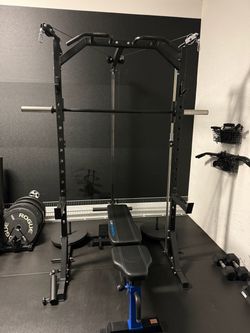 Complete Home Gym Dumbbells Weights Treadmill Cable Machine