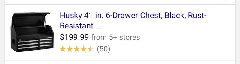 41” Husky tool box