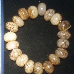 Dragon Vein Agate Stone Bracelet
