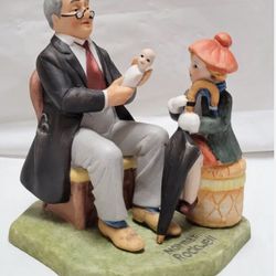 Norman Rockwell Collector's Club THE DOCTOR AND THE DOLL 1980 Annual Figurine