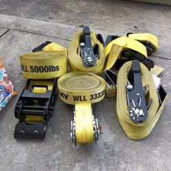 Huskey Ratching Straps 5000 And 3330 Lbs