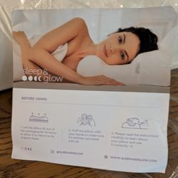 Sleep & Glow Omnia Anti-Aging Pillow - NEW Open Box