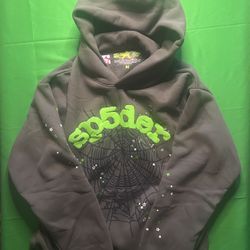 Brand New Slate Gray Spider Hoodie
