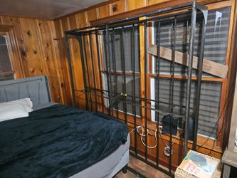 King Black Metal Bedframe