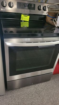 LG RANGE STOVE OVEN Convection OVEN STAINLESS STEEL WORK PERFECT INCLUDING WARRANTY DELIVERY 