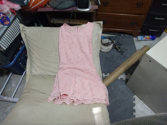 Tea N Rose Pink Lace Dress