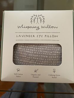 Tranquil Gray Lavender Eye Pillow