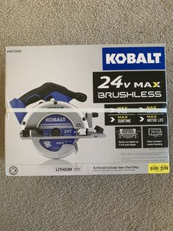 Brand New kobalt 24v max brushless circular saw