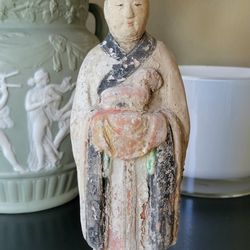 Antique Chinese Ming Dynasty Style Terracotta Zodiac Figure 02 Sancai Glaze 7.5"