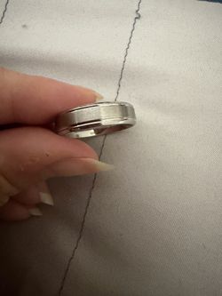 Men’s Fashion Stainless Steel Wedding Band Size 10