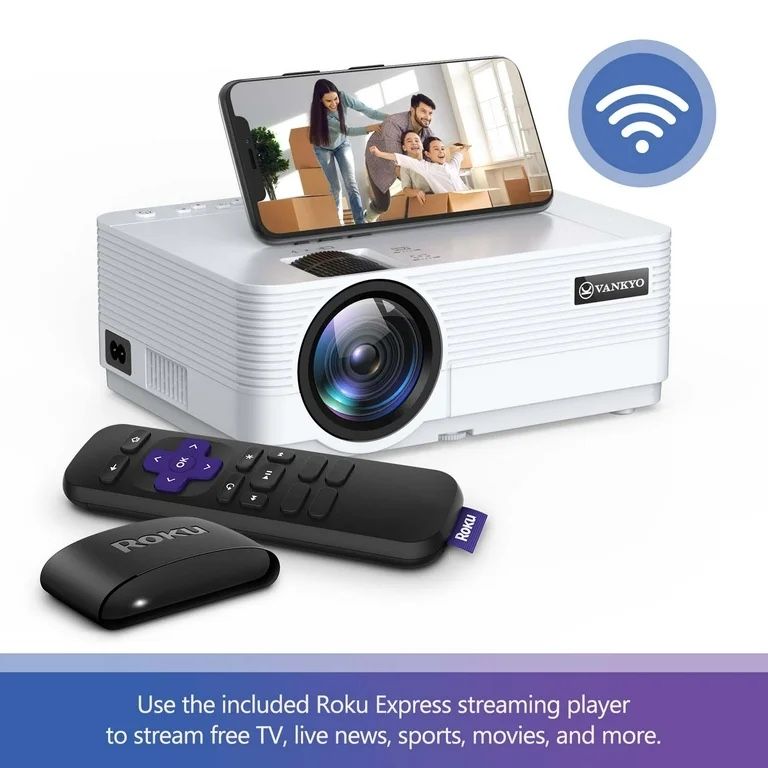 HD Mini Projector with Roku Express Streaming Player