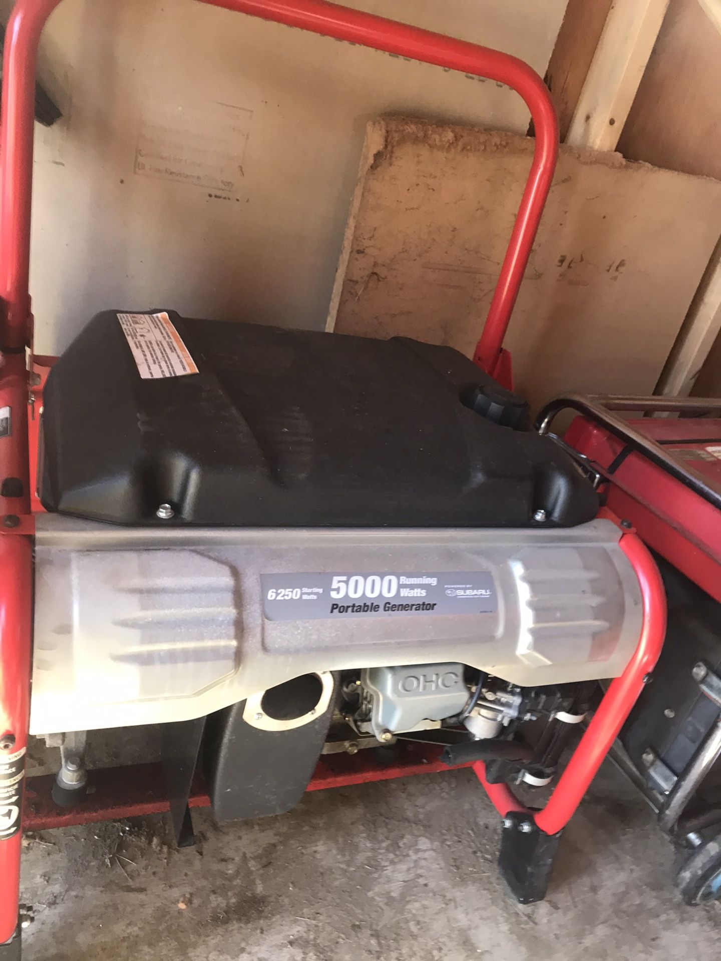5000 watt portable generator