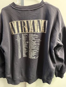 Nirvana Tour Crewneck Sweatshirt and