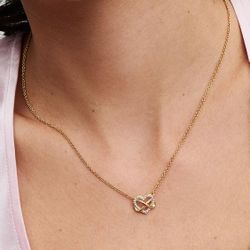 PandoraSparkling Infinity Heart Collier Necklace