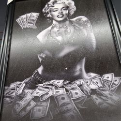 Framed Textured Pictures Very Large And Made Well.4 Feet By 3 Feet 