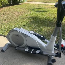 Elliptical hardly used for sale. Runs fine, missing power cord but that type of cord is easy to find. 