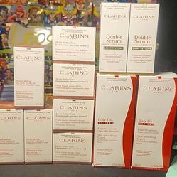 $30 Clarins Eye Face Skincare Anti Aging Wrinkle Serum Moisturizer Lotion Cream