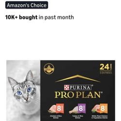 Purina Pro Plan Gravy, High Protein Wet Cat
Food Variety Pack, Complete Essentials
Chicken and Turkey Favorites - (Pack of 24)
3 oz. 
