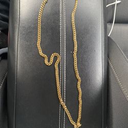18K Gold Plated Chain GLD Brand