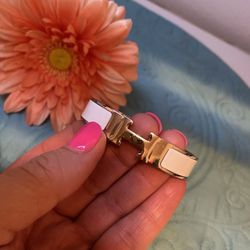 Hermès White /silver Bracelet 