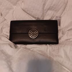 Coach Ladies Wallet Black Leather