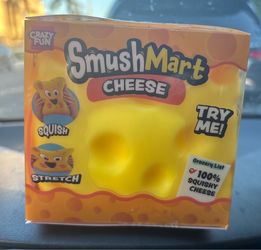 Crazy Fun SmushMart Cheese Squishy Toy