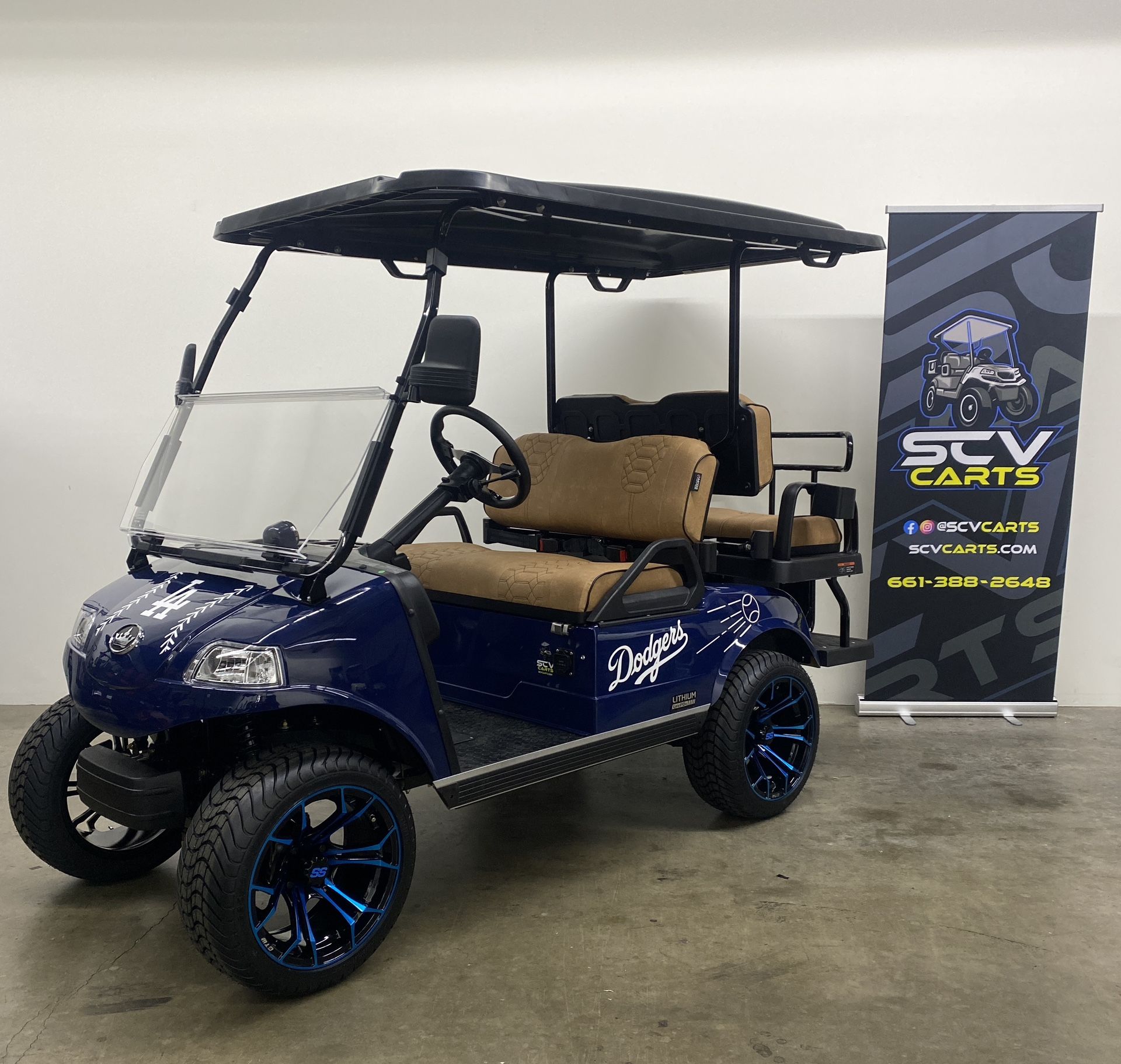 2024 Evolution Classic 4 Pro Golf Cart LA Dodgers