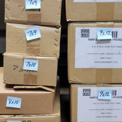 Plastic Clear Bags  and  Egg Crates