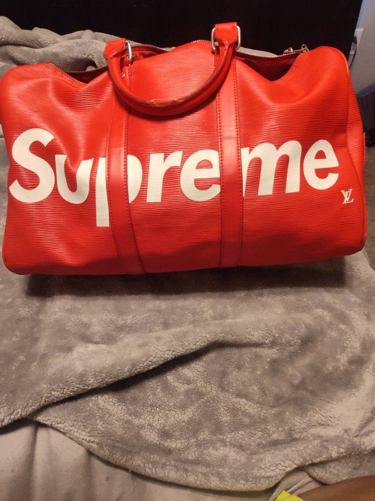Louis Vuitton Supreme Bag Red