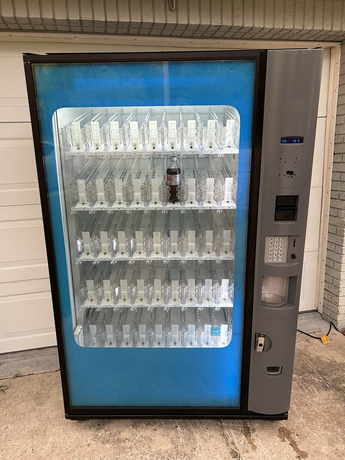 Glass Front Soda Machine
