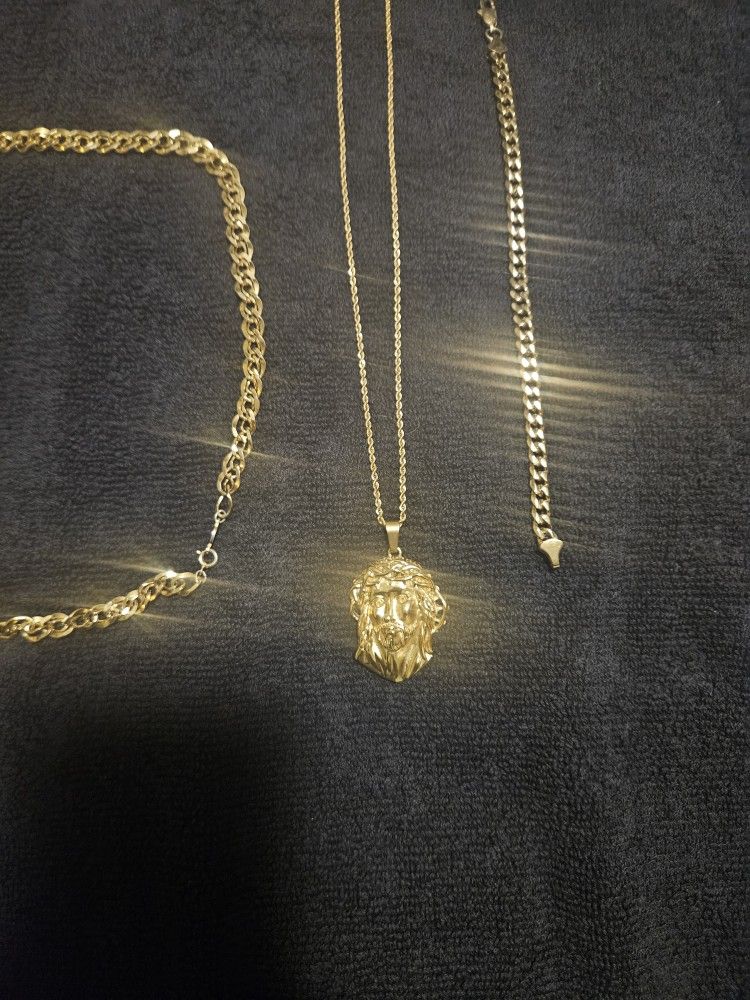 Gold medal stainless steel fashion men jewelry