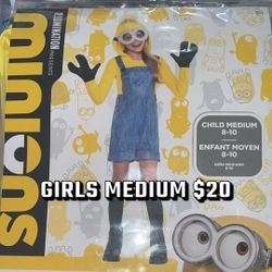 Girls Medium New Costume 