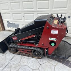 2018 toro dingo tx525 walk behind tracked skid steer loader diesel