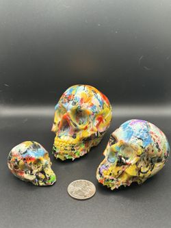 Abtract Art Skull Design
