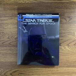 Star Trek III: The Search for Spock (Walmart Exclusive) 4K UHD Blu-ray Combo Pack [4K UHD Blu-ray + Blu-ray + LE SteelBook + Mini Poster + Booklet]