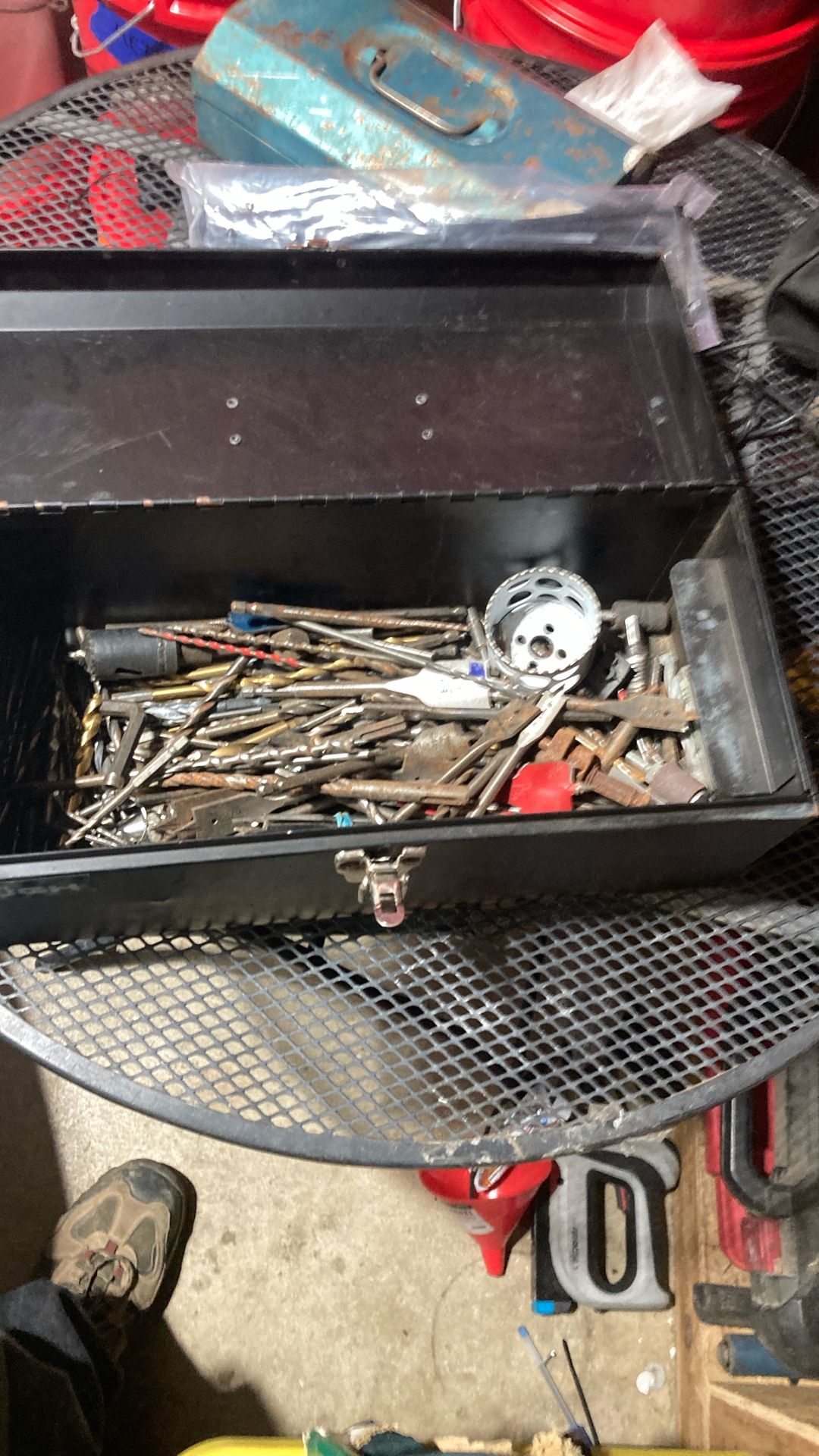 Tool Box with 100 Plus Drill Bits