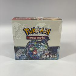 New Pokémon TCG Stellar Crown Booster Box SEALED