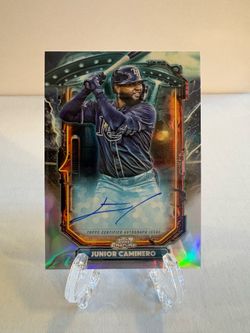 2025 Topps Cosmic Chrome - Junior Caminero #ETA-JC Extraterrestrial Talent Auto