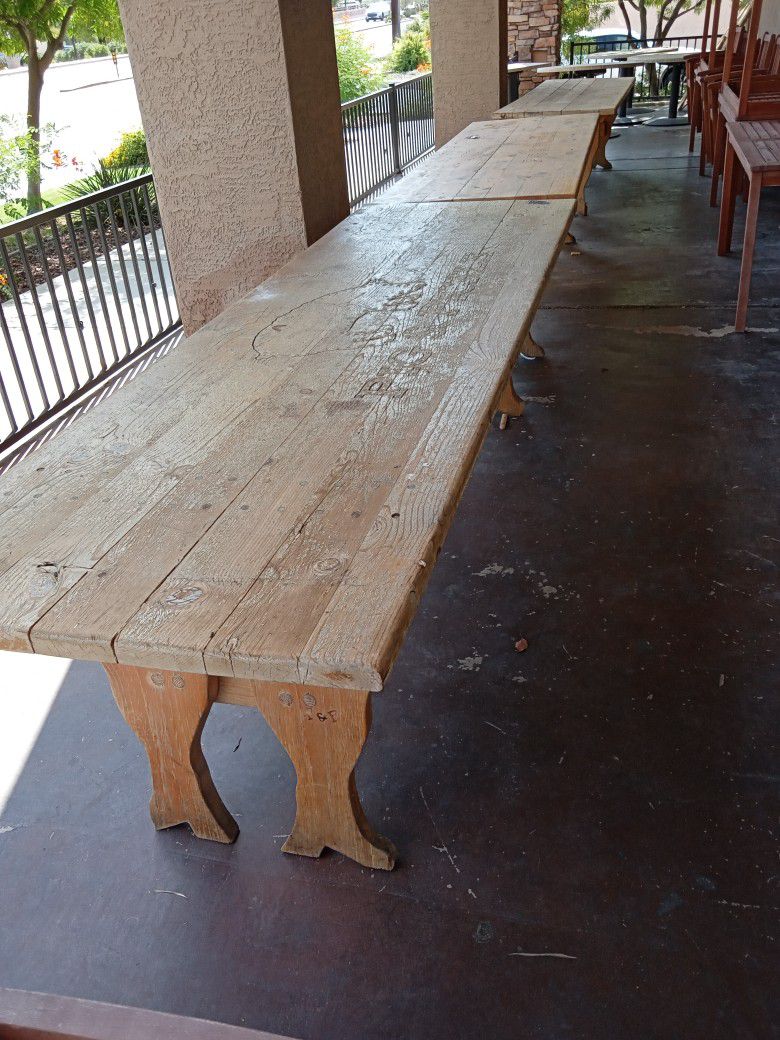 Heavy Wood Table 
