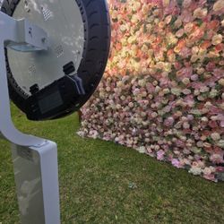 Photo Booth & Flower Wall